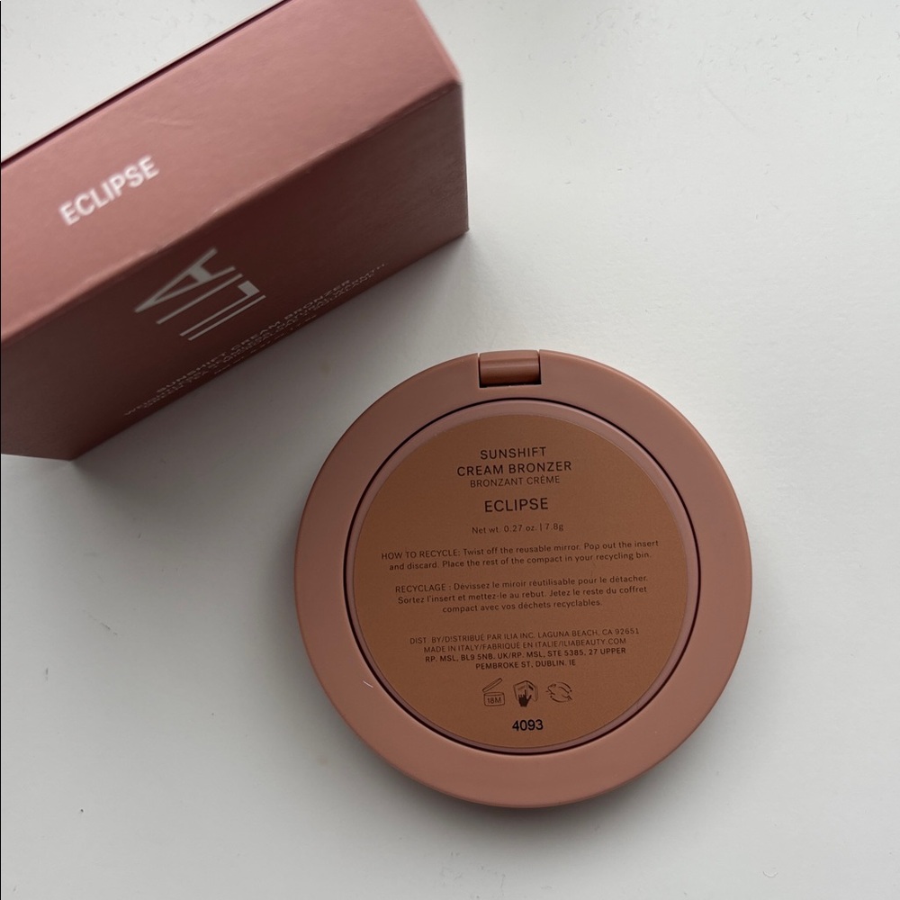 🆕 ILIA | Sunshift Weightless Silky Cream Bronzer (ECLIPSE) - Picture 6 of 7